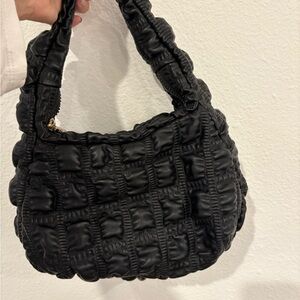 Black Quilted Women's Bag